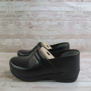 Dansko Shoe Womens 11.5 Black XP 2.0 Patented Leather Clog Comfort Workwear